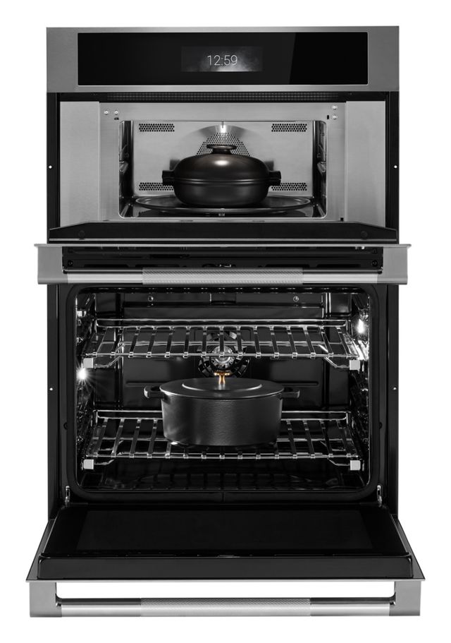 Jennair® RISE™ 30" Stainless Steel Oven/Micro Combo Electric Wall Oven with MultiMode® Convection-3