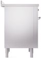 Ilve® Nostalgie II Series 36" Stainless Steel Pro Style Induction Range-2