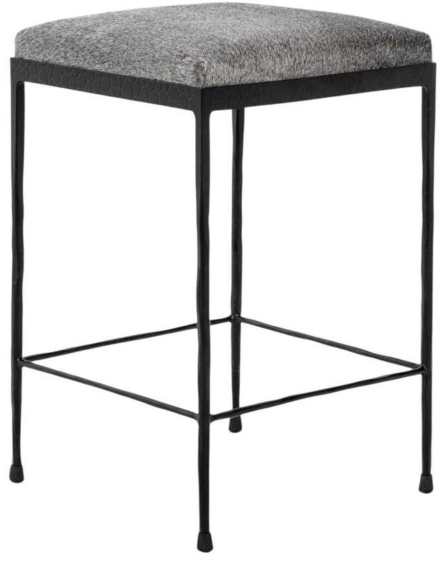 Classic Home Bose Black/Sparrow Gray Counter Stool-0