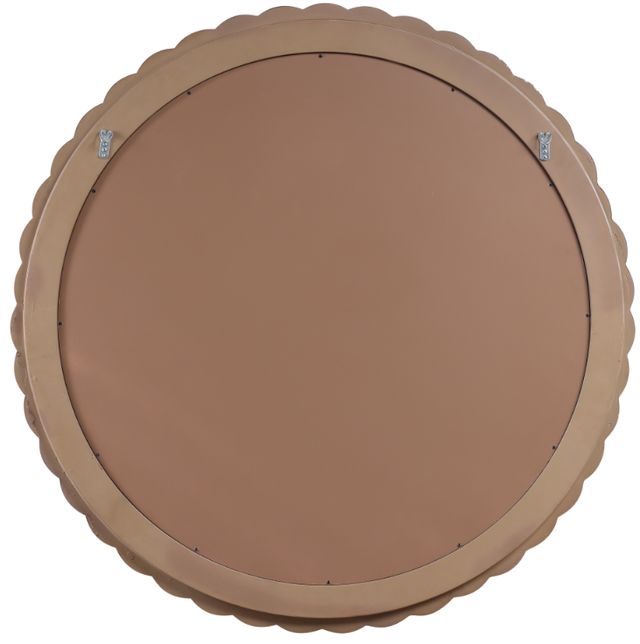 Meridian Furniture Revolve Brown Round Mirror-2