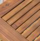 Chat 4-Piece Brown/White Fabric/Wood Outdoor Conversation Set-3
