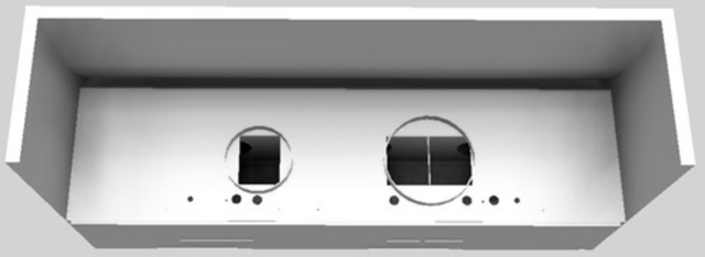 Vent-A-Hood® 48" White Wall Mounted Range Hood-2
