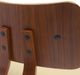 Armen Living Pico Cream/Walnut Swivel Counter Stool-4