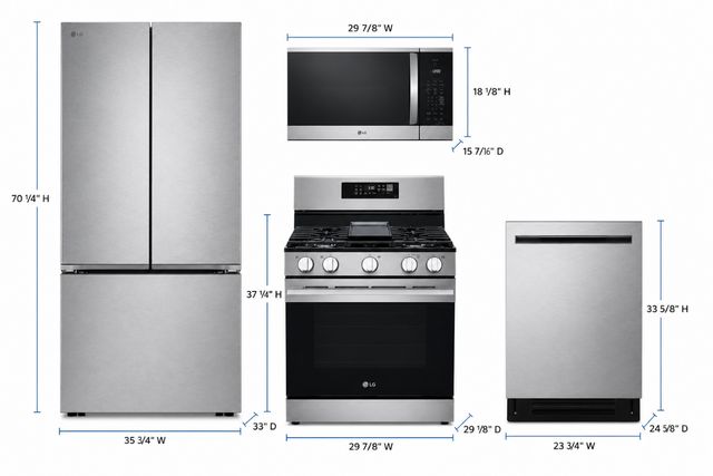 LG® 4 Piece Kitchen Package-1