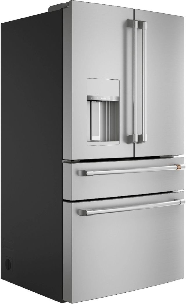 Café™ 36" 27.8 Cu. Ft. ENERGY STAR® Stainless Steel 4-Door French Door Refrigerator-3