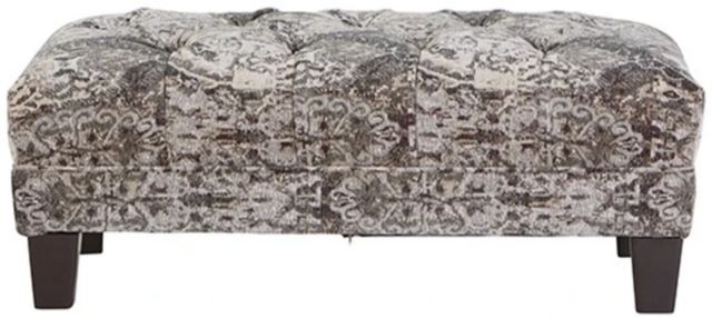 Hughes Furniture® 22700OT Turkish Charcoal Ottoman-0