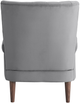Mazin Furniture Urielle Dark Gray Upholstered Accent Chair-3