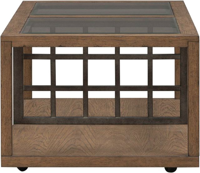 Liberty Furniture Bayhill Trellis 3-Piece Black/Clear/Honey Occasional Table Set-3