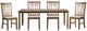 Liberty Furniture Santa Rosa II 5-Piece Antique Honey/Gray Rectangular Dining Set-0