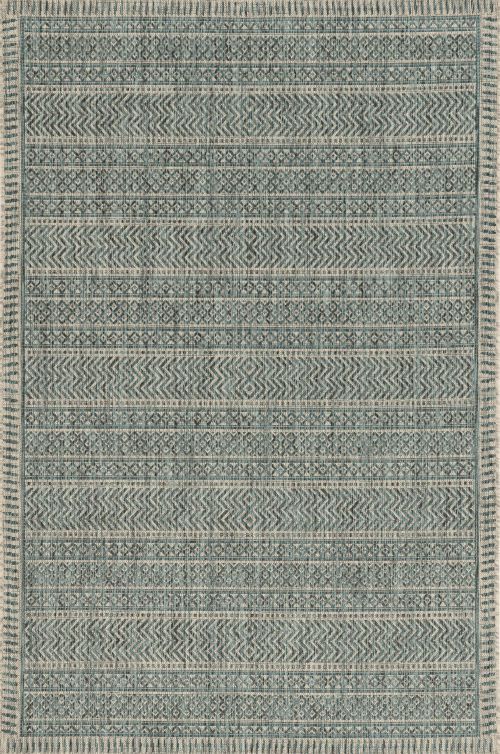 KAS Rugs Provo Teal 5'x7' Area Rug-0