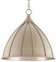 Currey & Company Fenchurch Oyster Cream Pendant Lighting-1