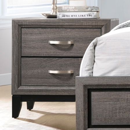 Coaster® Watson Rustic Grey Oak Nightstand-1