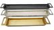 A & B Home Danny 3-Piece Black/Gold/Silver Slim Tray Set-2