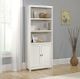 Sauder® Cottage Road® Soft White® Library with Doors-2