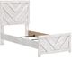 Signature Design by Ashley® Cayboni Whitewash Twin Panel Bed-3