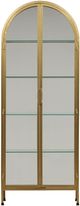Dovetail Furniture Viridian Brass Cabinet-1