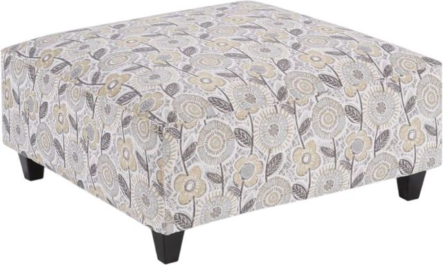 Fusion Furniture Vandy Dayflower Haze Cocktail Ottoman-0
