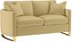 Coaster® Corliss Camel Upholstered Curved Track Arm Loveseat-0