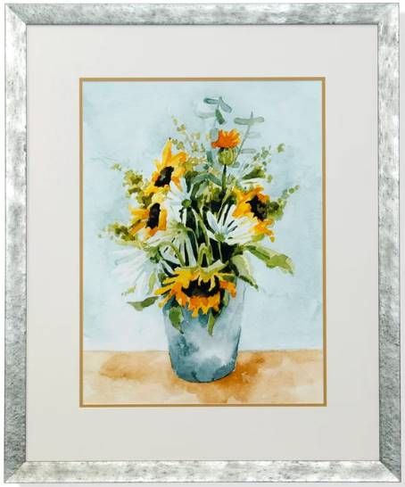 Stylecraft Beige/Green/Light Blue/Off-White/Yellow Wall Art-0