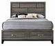 ACME Furniture Valdemar Weathered Gray Eastern King Storage Panel Bed-3