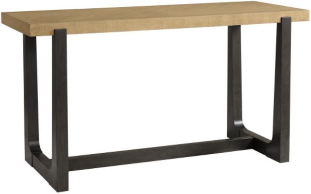Emerald Home Sutton Place Caramel Bar Table with Cocoa Base-0