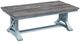 Cottage Creek Furniture Bar Harbor Natural Dining Table with Blue Base-0