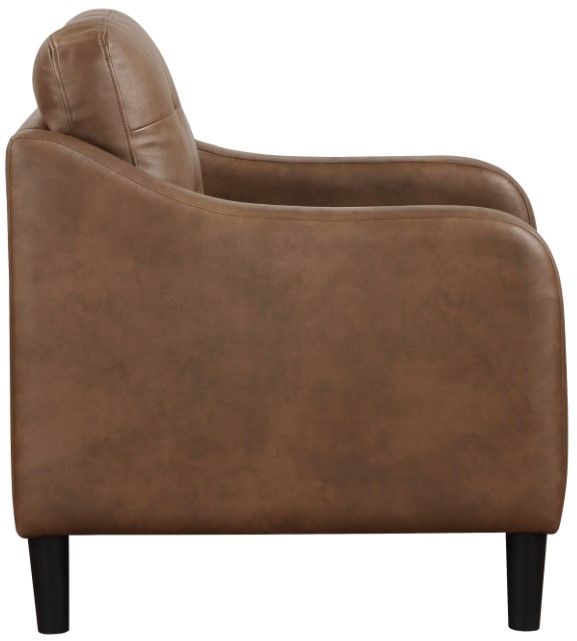 Homelegance® Mallory Brown Stationary Chair-3