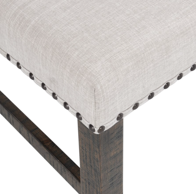 Jofran Inc. Willow Creek Chocolate Brown Dining Bench-3