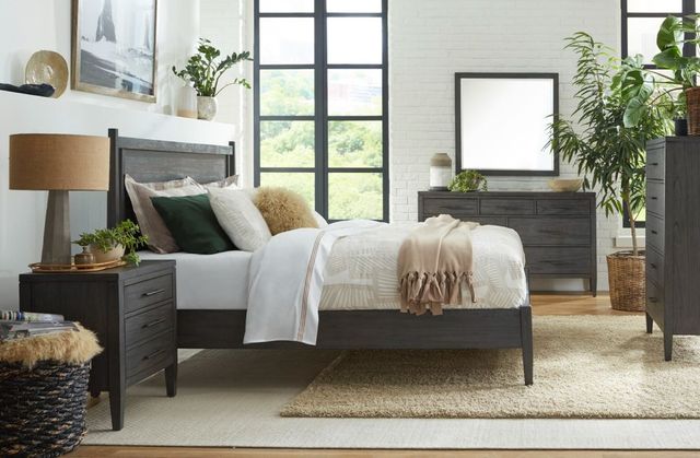 aspenhome® Preston Urbane Gray King Panel Bed-1