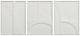 Renwil® Marsh 3-Piece Matte White Wall Art Set-0