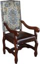 Horizon Home® Mustang Blue/Brown Dining Arm Chair-0