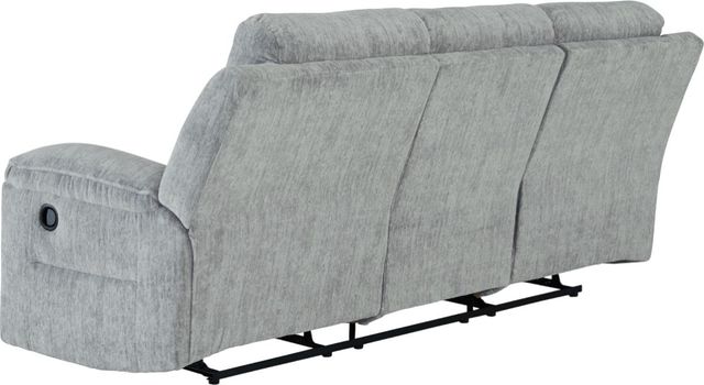 Benchcraft® Buntington Pewter Manual Reclining Sofa-3
