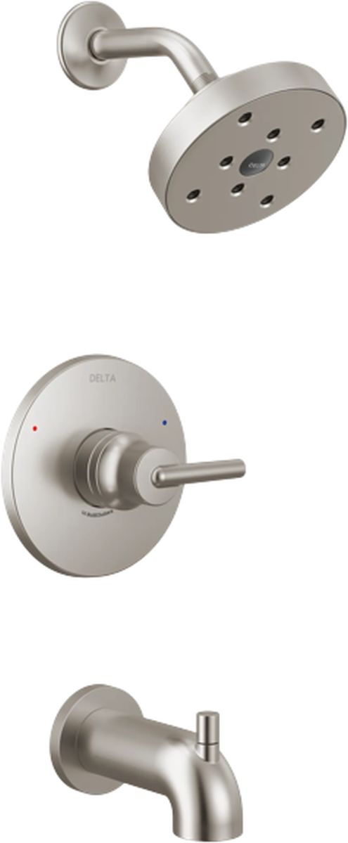 Delta Trinsic® Monitor® 14 Series Stainless H2Okinetic® Tub and Shower Trim-0
