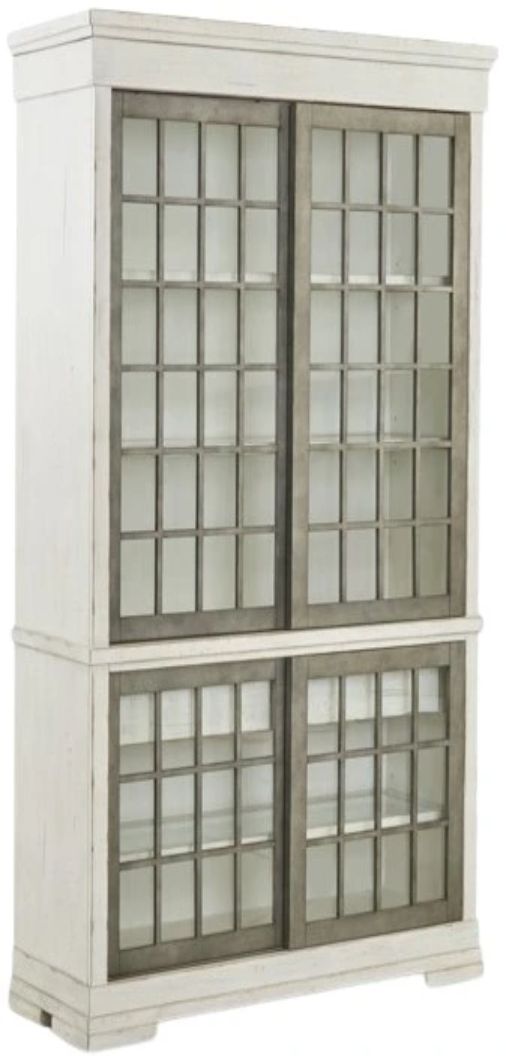 Legacy Classic Coming Home Chalk/Gray Display Cabinet-0