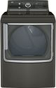 GE® Front Load Electric Dryer-Metallic Carbon-0