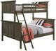 Intercon San Mateo Gray Youth Twin/Full Bunk Bed-0
