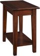 A-America® Westlake Cherry Brown Chairside Table-0