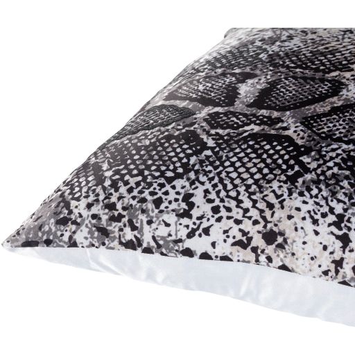 Surya Safari Gray 18"x18" Toss Pillow with Down Insert-1