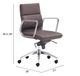 Zuo® Engineer Espresso Low Back Office Chair-4