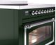 Ilve® Nostalgie II Noblesse 36'' Emerald Green Pro Style Induction Range with Chrome Trim-4