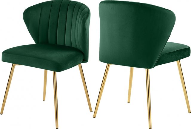 Meridian Furniture Finley Green Velvet Dining Chair-1
