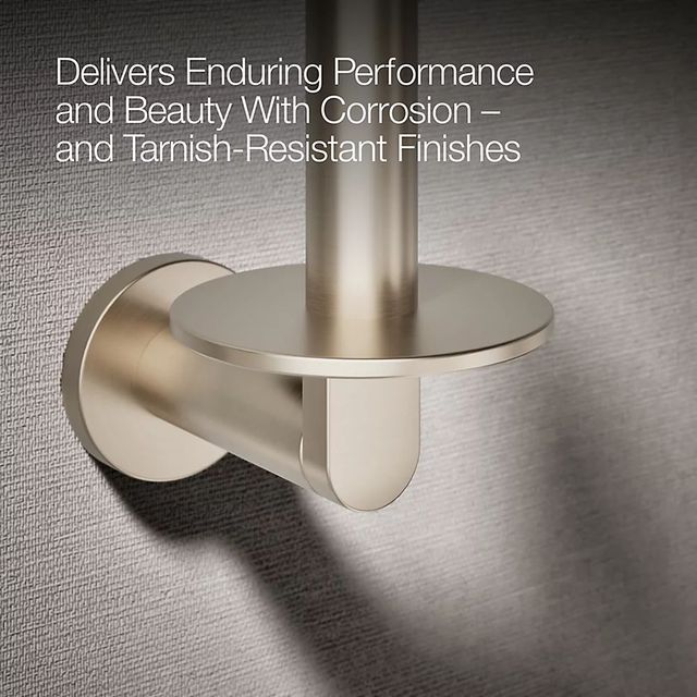KOHLER® Composed® Vibrant Brushed Bronze Vertical Toilet Paper Holder-2