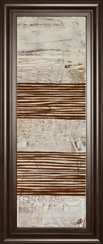 Classy Art White Stripes Il by Natalie Avondet Wall Art-0