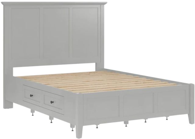 Modus Furniture Grace Elephant Gray Twin Platform Storage Bed-2
