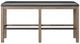 Emerald Home Benton Black/Pecan Brown 60" Bar Bench-3