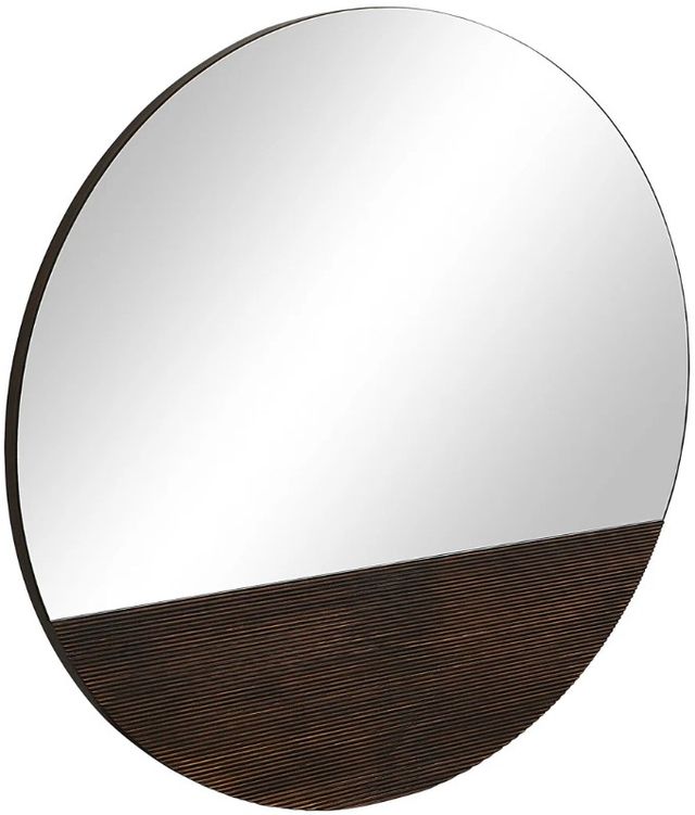 Renwil® Ronda Walnut Accent Mirror-2