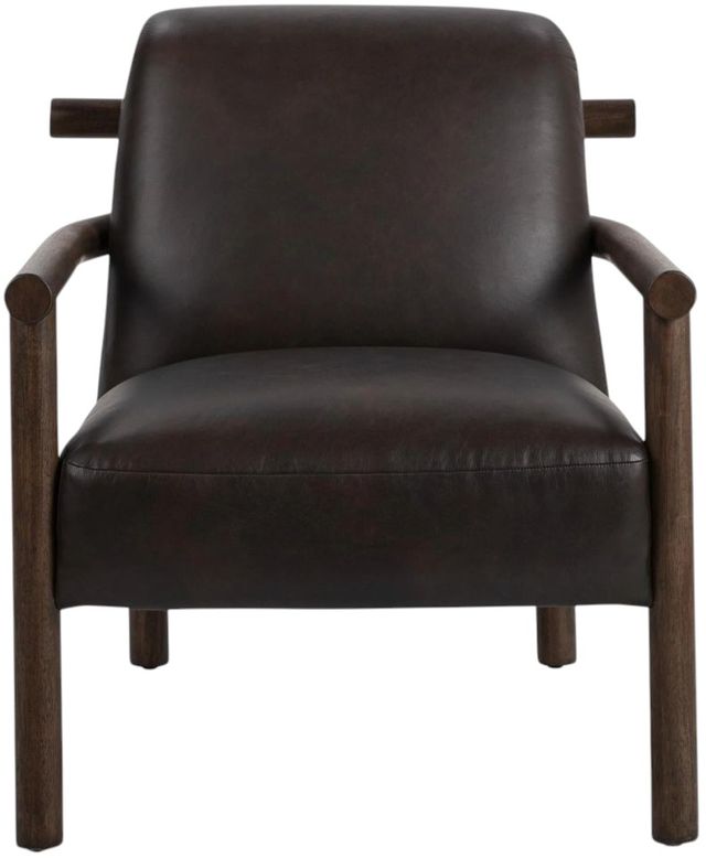 Classic Home Azoria Dark Roast Accent Chair-2