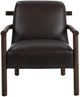 Classic Home Azoria Dark Roast Accent Chair-2