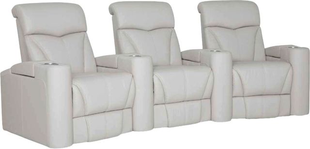 Palliser® Furniture Customizable Vivid 3-Piece Power Reclining Theater Seating with Power Headrest and Lumbar-0