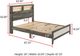 Crown Mark Rhett Gray/White Queen Bed-2